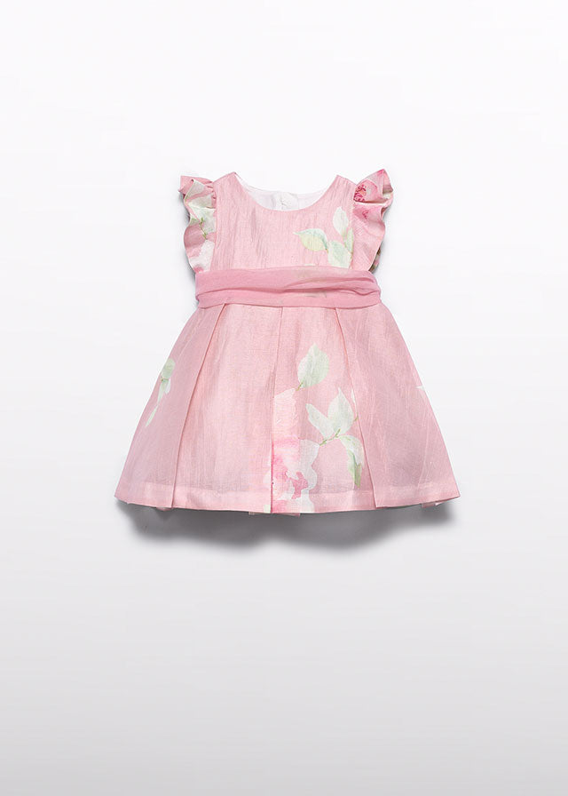 Vestido lino estampado Abel & Lula 5007