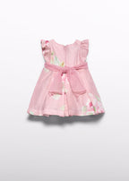 Vestido lino estampado Abel & Lula 5007