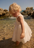 Vestido organza bordada Abel & Lula 5008