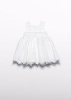 Vestido organza bordada Abel & Lula 5008