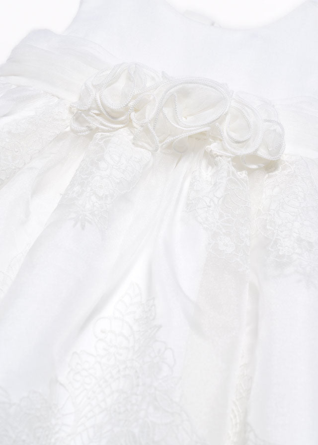 Vestido organza bordada Abel & Lula 5008