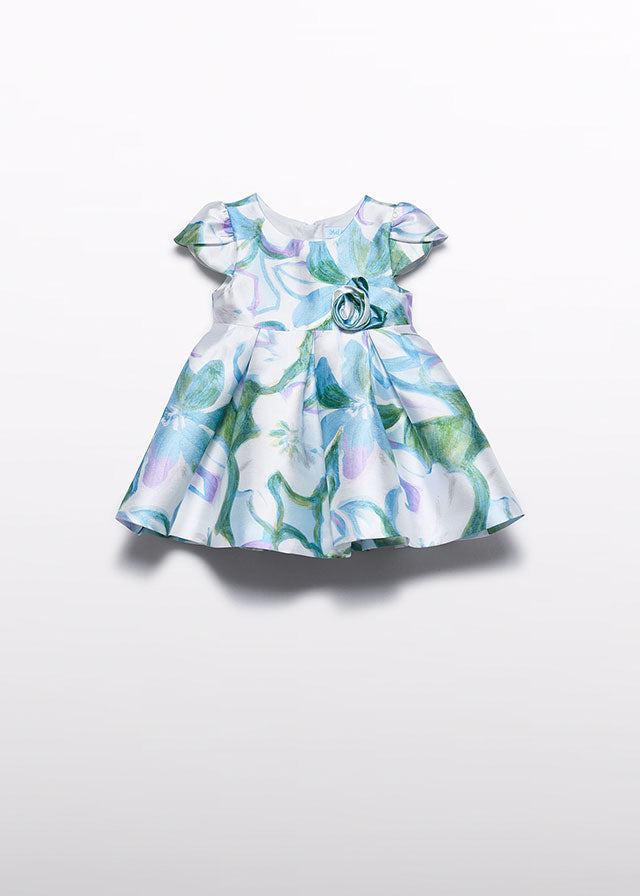 Vestido mikado estampado Abel & Lula 5013