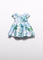 Vestido mikado estampado Abel & Lula 5013