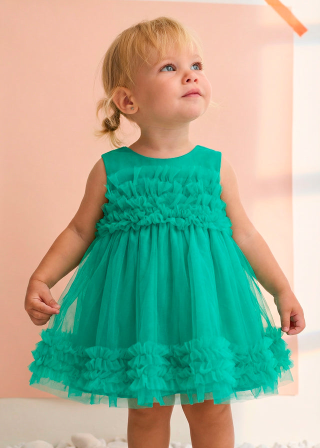 Vestido tul volantes Abel & Lula 5014