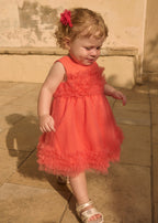 Vestido tul volantes Abel & Lula 5014