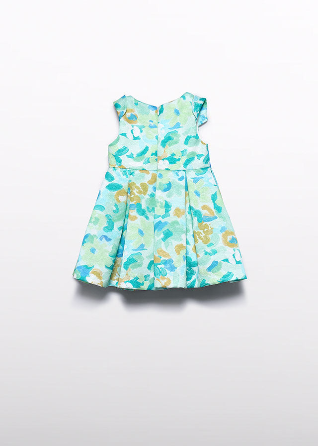 Vestido monofilamento estampa Abel & Lula 5016