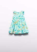 Vestido monofilamento estampa Abel & Lula 5016