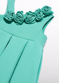 Vestido crepe asimetrico Abel & Lula 5018