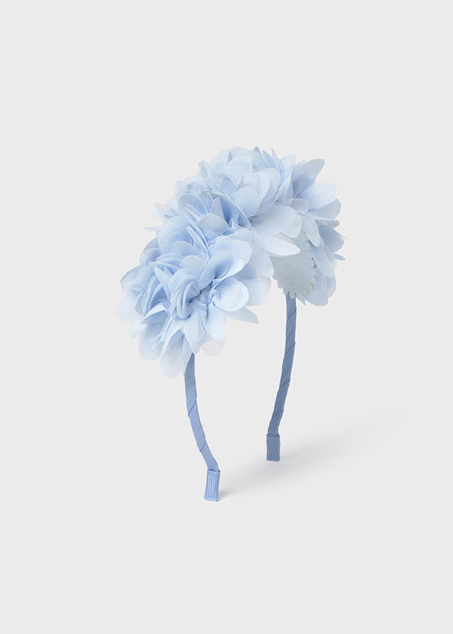 Diadema flores tul mayoral 10154