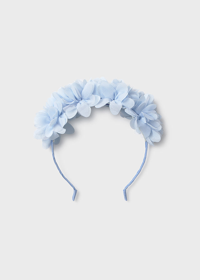 Diadema flores tul mayoral 10154
