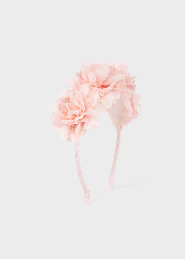 Diadema flores tul mayoral 10154