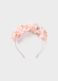 Diadema flores tul mayoral 10154