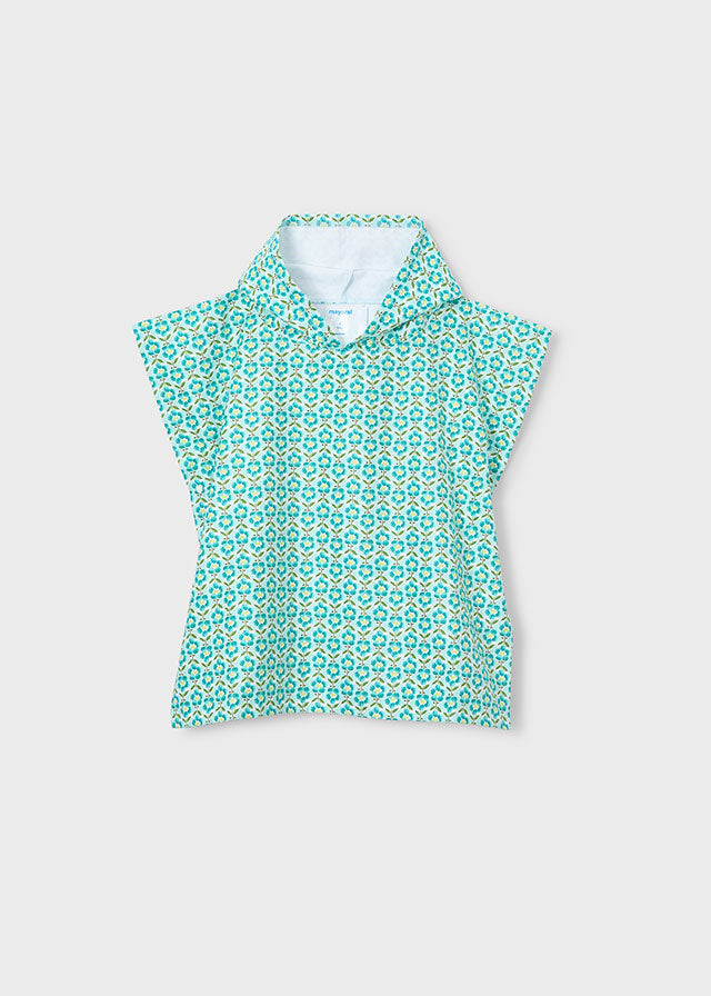 Poncho playa estampado mayoral 10224
