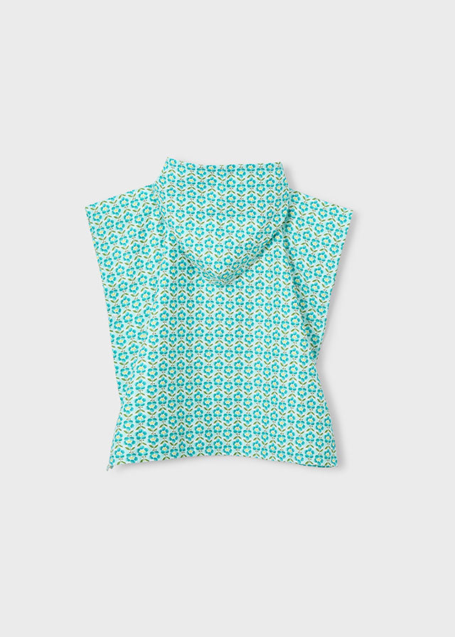 Poncho playa estampado mayoral 10224