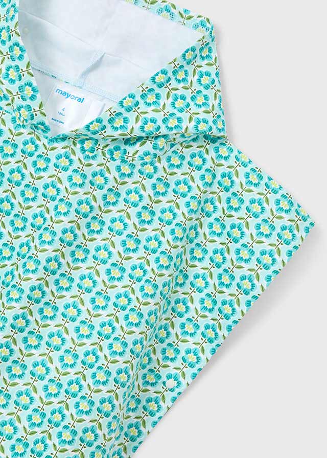 Poncho playa estampado mayoral 10224