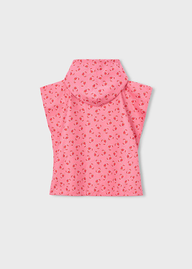 Poncho playa estampado mayoral 10224