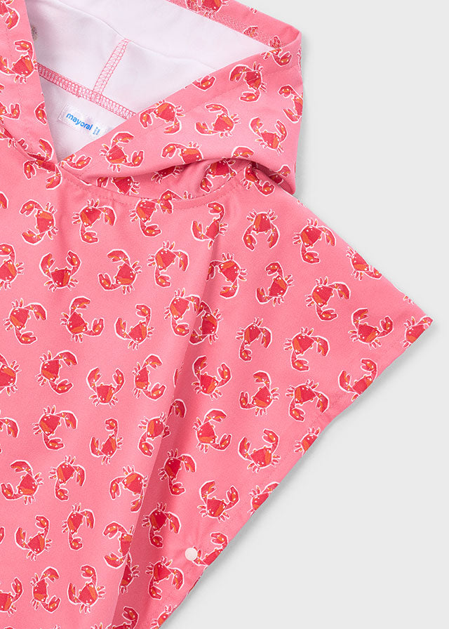 Poncho playa estampado mayoral 10224