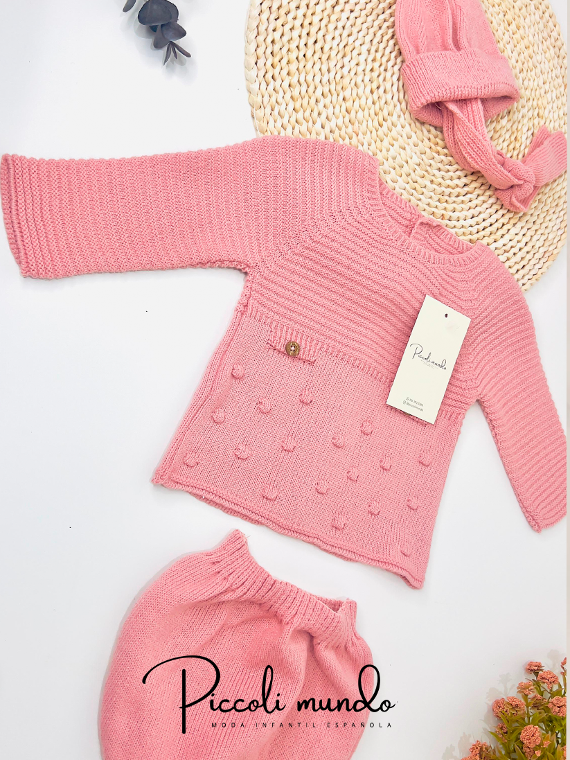 Puesta Invierno Niña con Gorrito