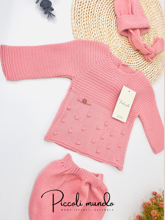 Puesta Invierno Niña con Gorrito