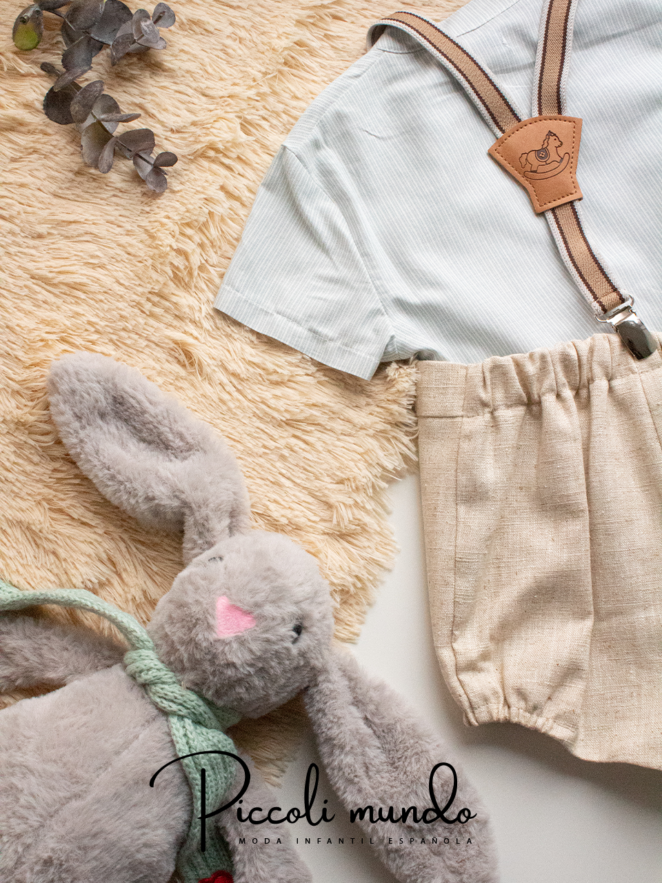 Conjunto Bebé con Tirantes