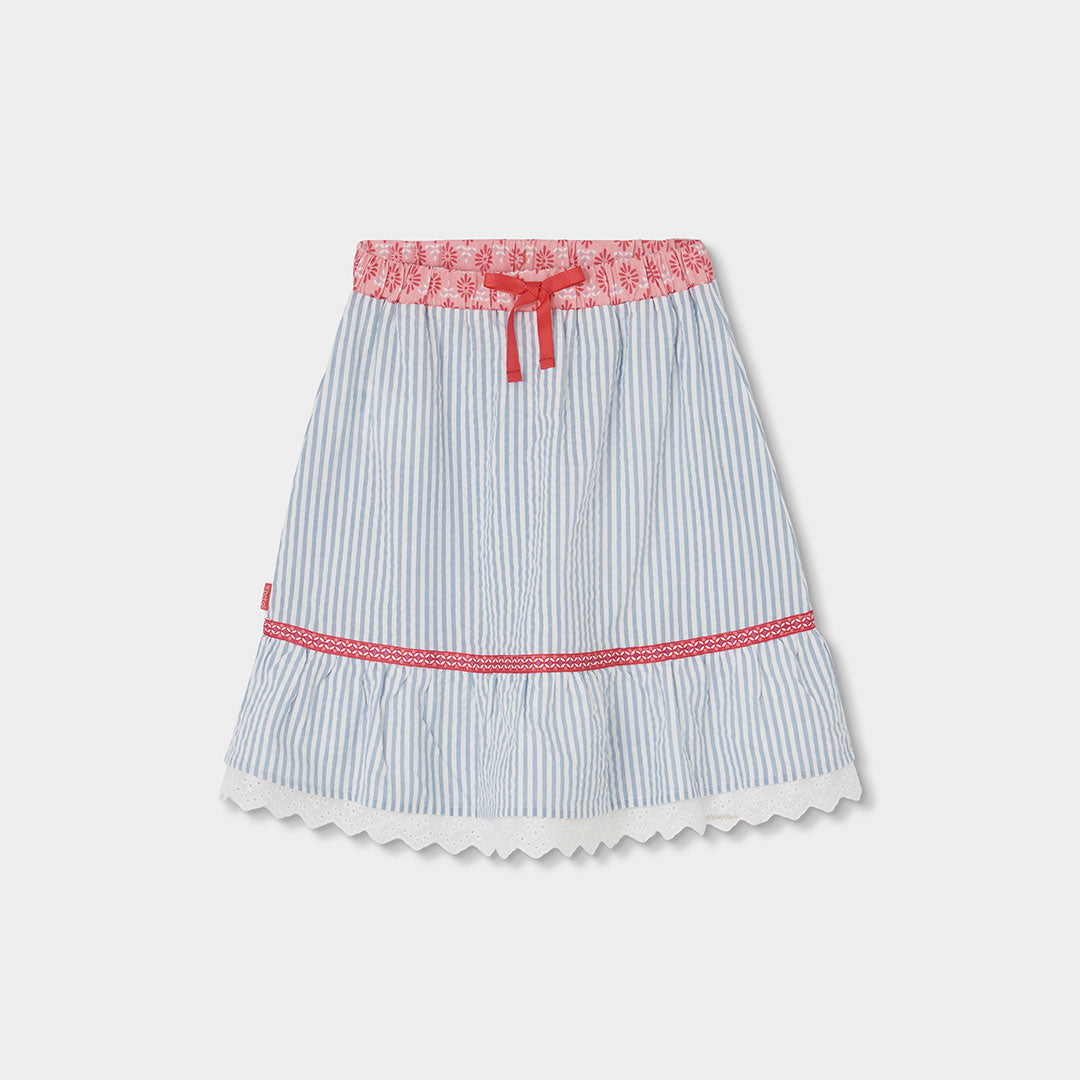Falda popelín combinada 303095 Boboli