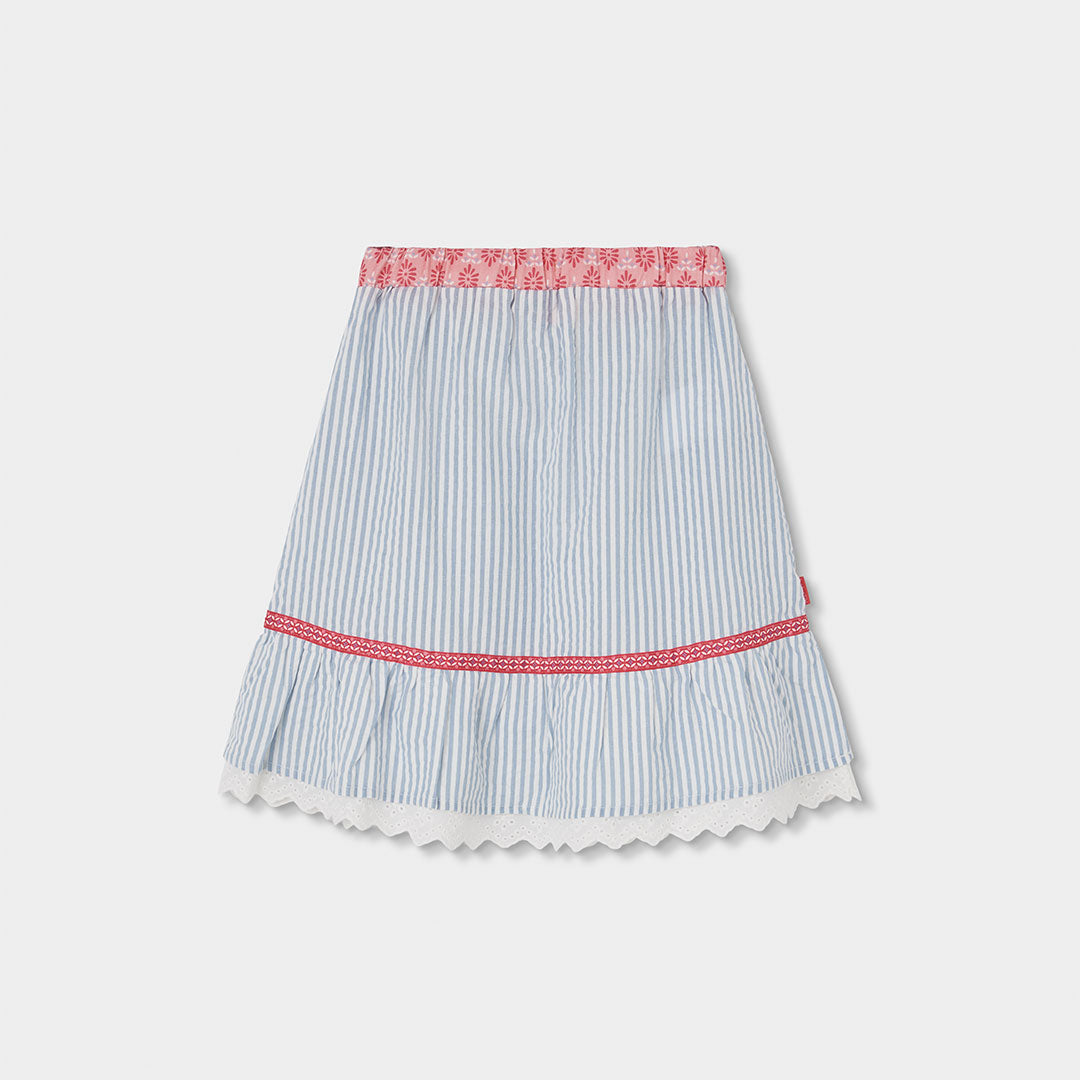 Falda popelín combinada 303095 Boboli