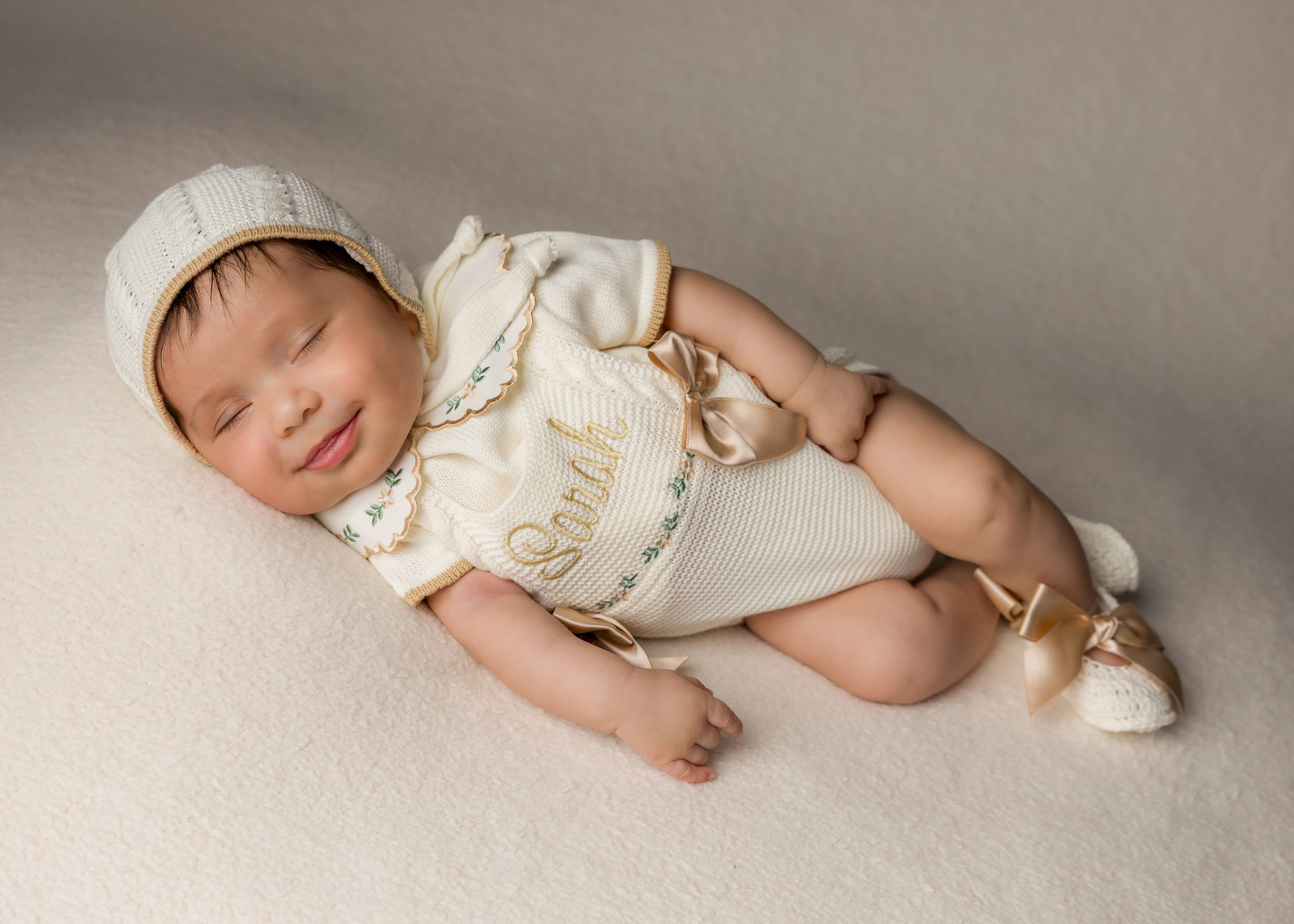 Primera Puesta Princesa Corta Perla Camel