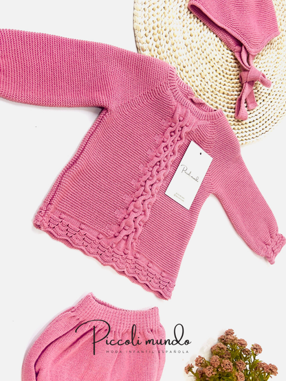 Conjunto Baby Tejido Niña