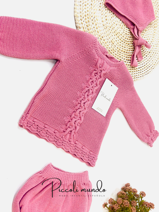 Conjunto Baby Tejido Niña