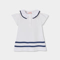 Vestido piqué de bebé niña 703044 Boboli