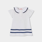 Vestido piqué de bebé niña 703044 Boboli