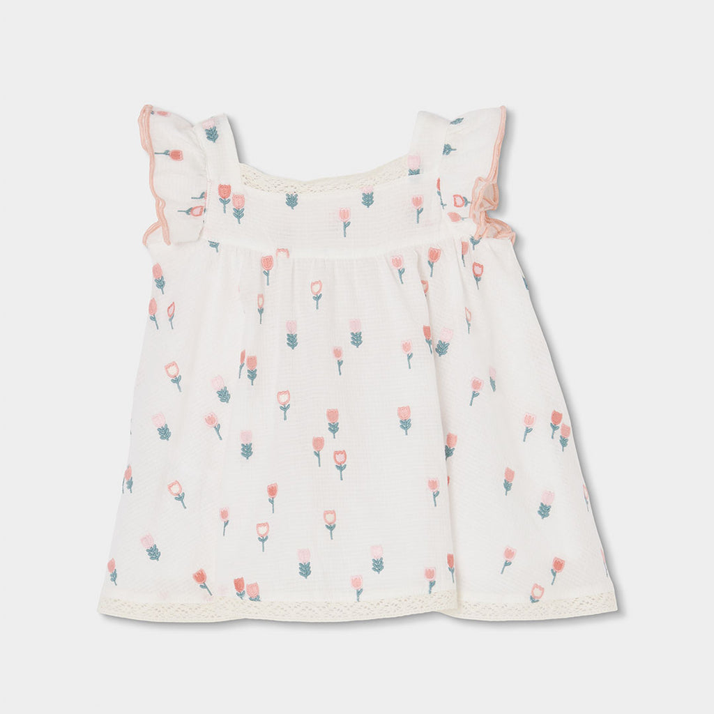Vestido de tejido fantasía 703077 Boboli