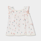 Vestido de tejido fantasía 703077 Boboli