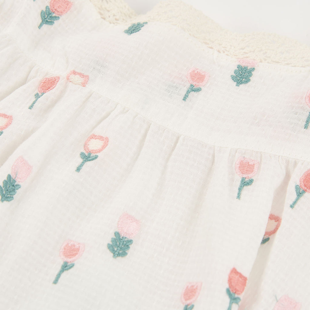 Vestido de tejido fantasía 703077 Boboli
