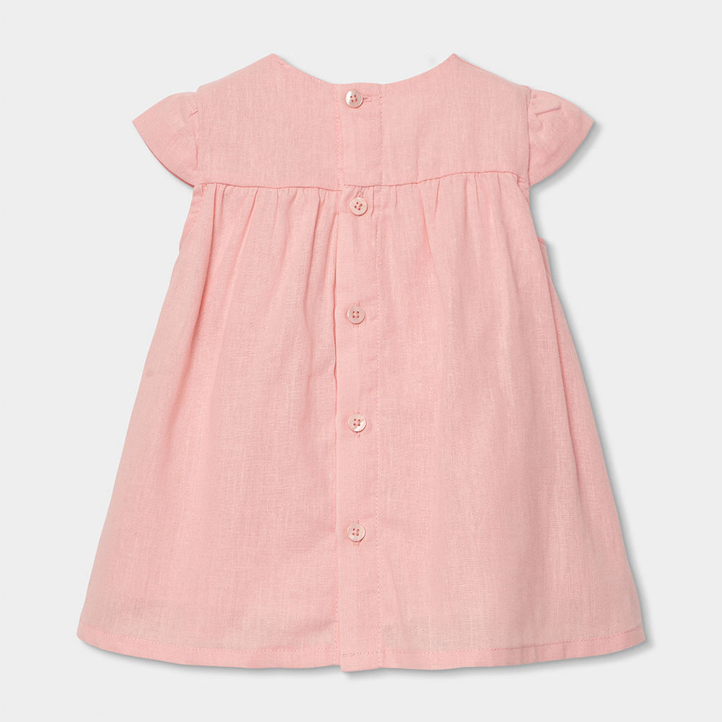Vestido lino de bebé 703088 Boboli