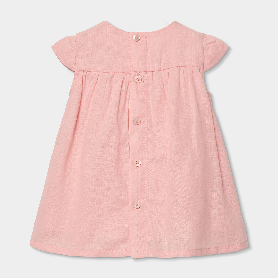 Vestido lino de bebé 703088 Boboli