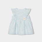 Vestido popelín flores 703112 Boboli
