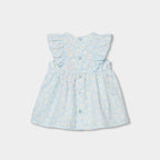 Vestido popelín flores 703112 Boboli