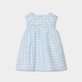 Vestido popelín cuadros 703123 Boboli