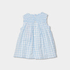 Vestido popelín cuadros 703123 Boboli