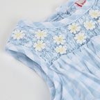 Vestido popelín cuadros 703123 Boboli