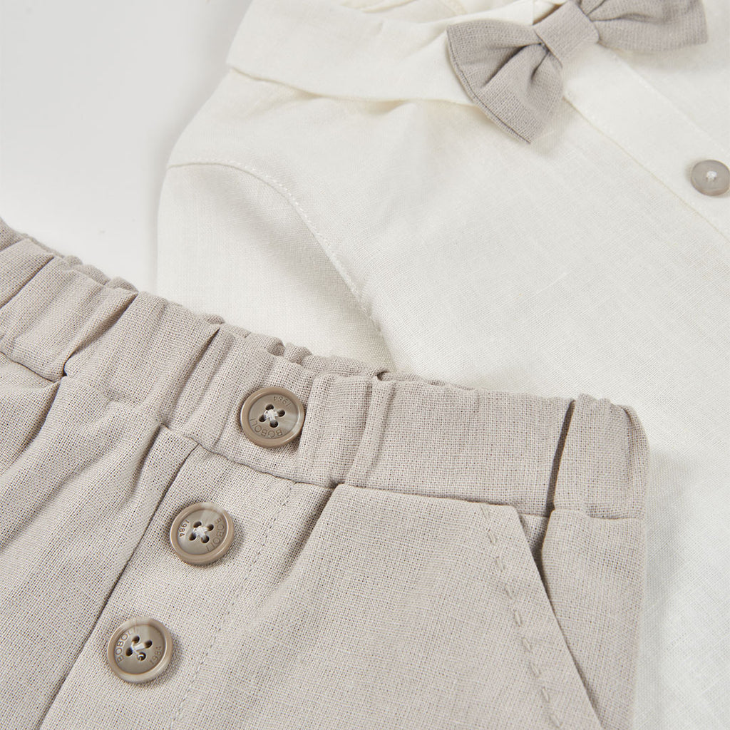 Conjunto lino de bebé niño 803090 Boboli