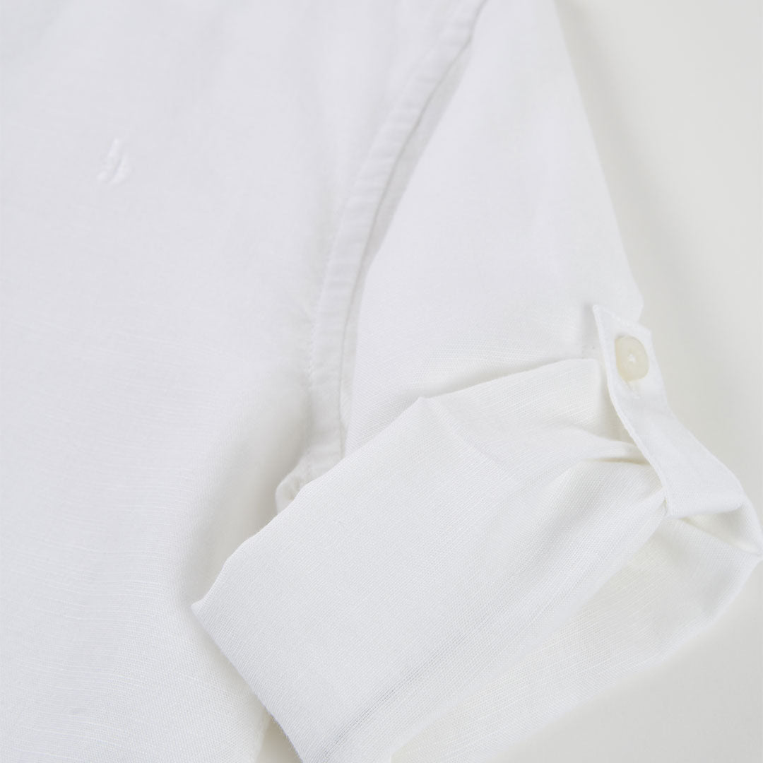 Camisa lino manga larga 863030 Boboli