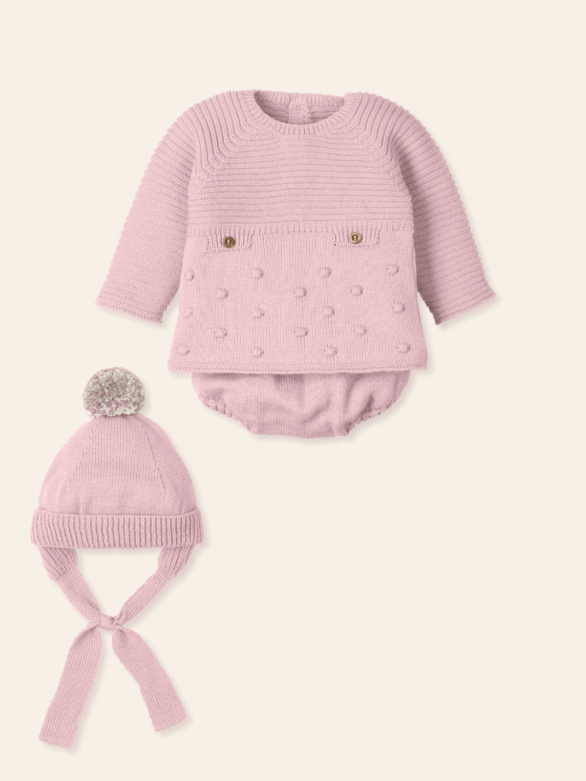 Puesta Invierno Niña con Gorrito