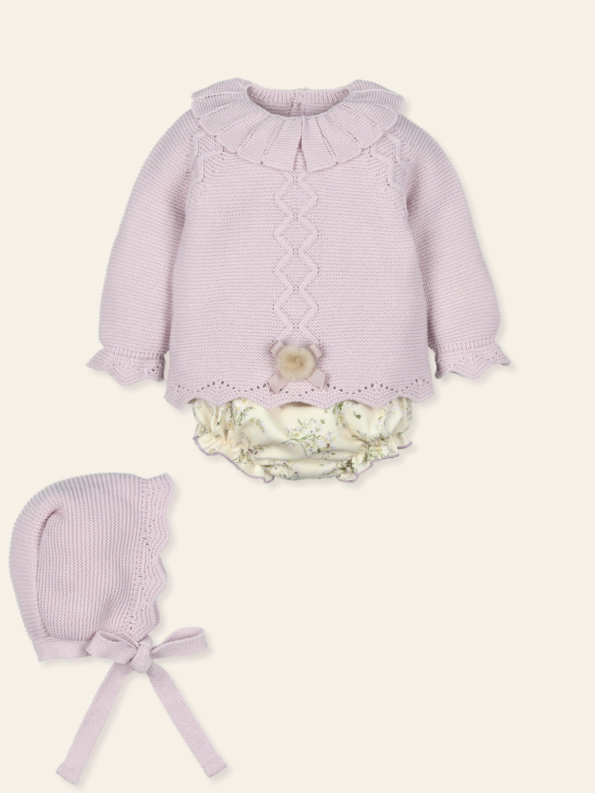 Conjunto Baby Tejido Niña