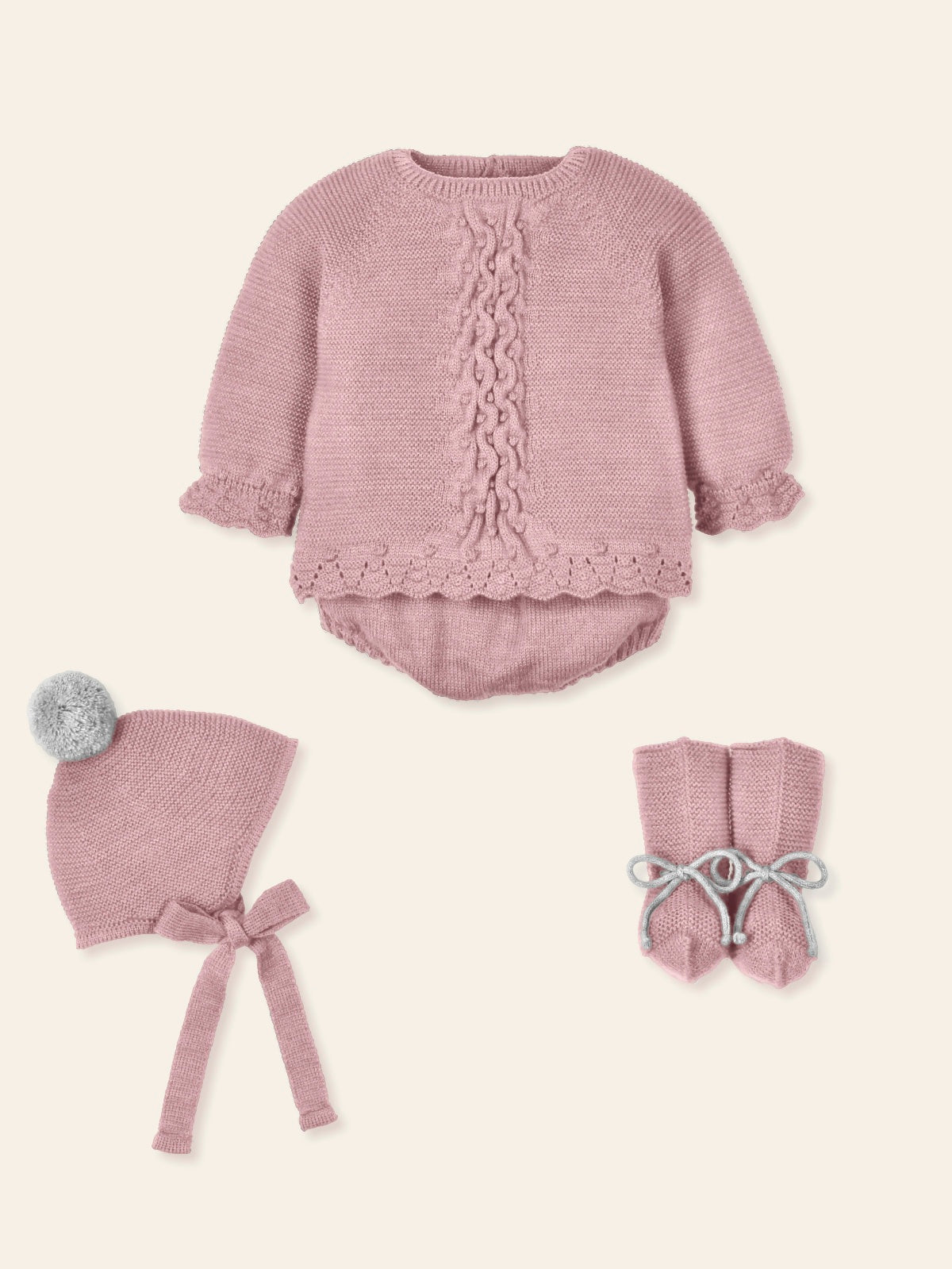 Conjunto Baby Tejido Niña