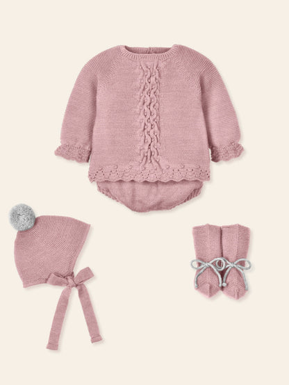 Conjunto Baby Tejido Niña