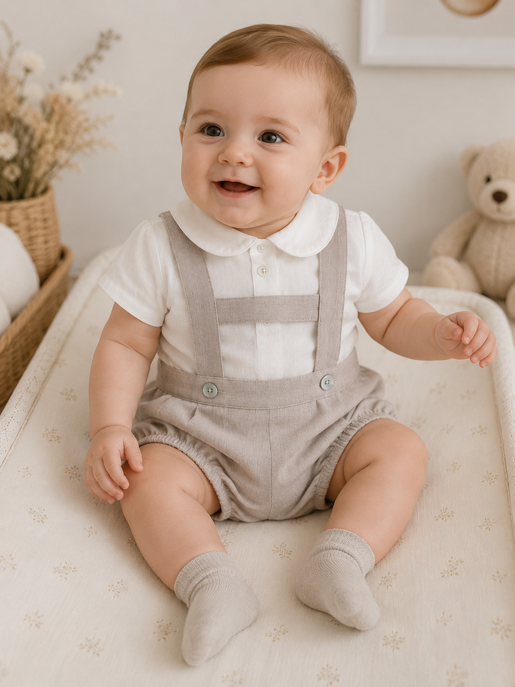 conjunto romper con camisa en lino martin aranda