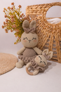 Set de Peluche y Sonajero Crochet