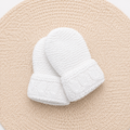 Mitones Guantes Manoplas Blanca